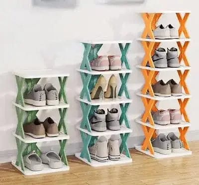 5 Layer X Shoe Rack
