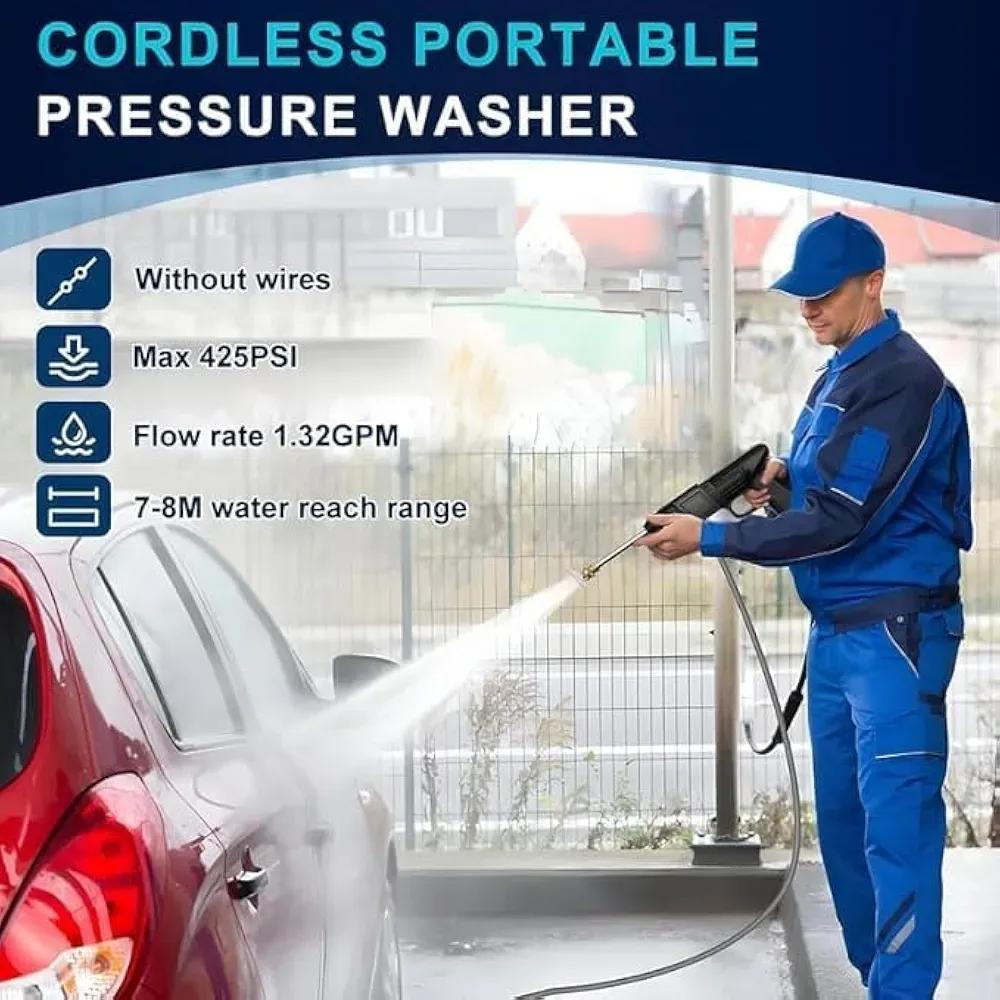 High-Pressure Cordless Portable Washer