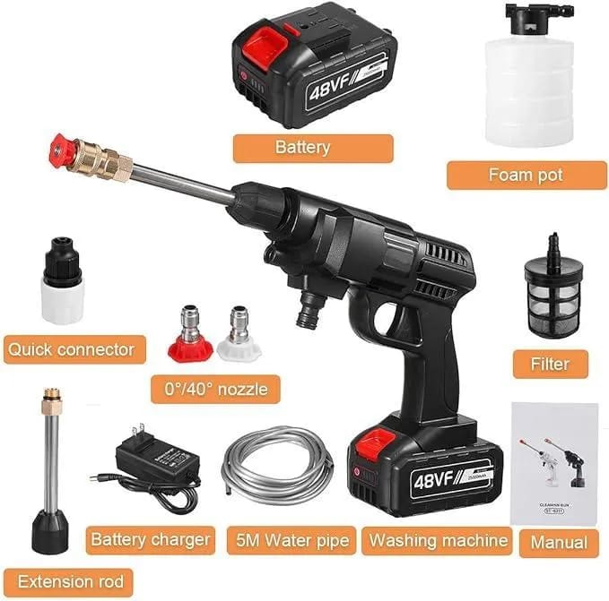 High-Pressure Cordless Portable Washer