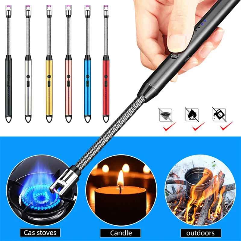 Kitchen Lighter USB Rechargeable Lighter - Safety with no flame Windproof